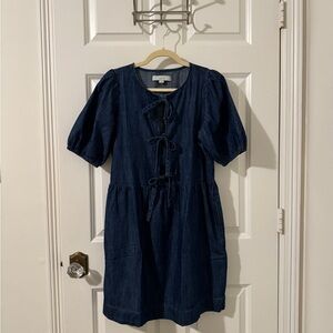 LOFT Blue Denim Dress